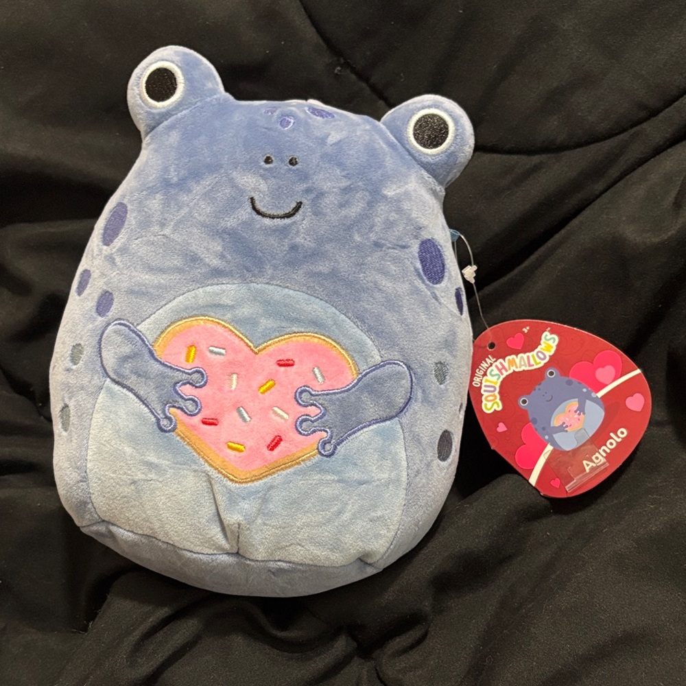 Squishmallows Blue Frog Agnolo
